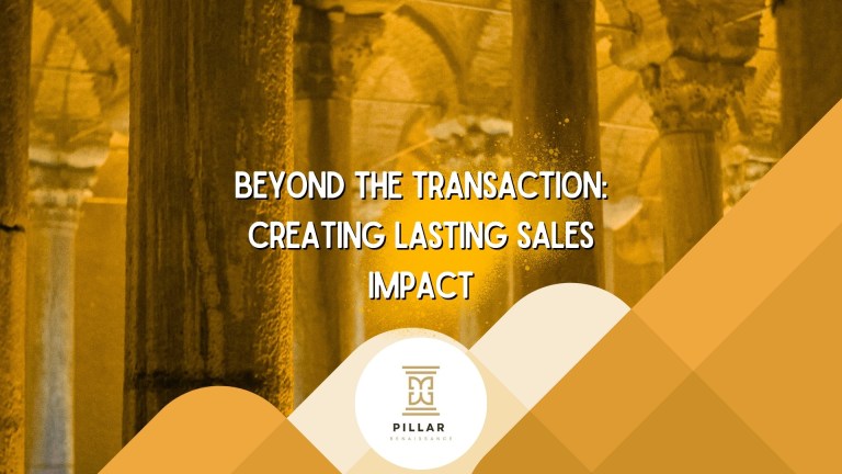 Sales professional creating lasting impact through authentic relationships and community growth - Pillar Renaissance